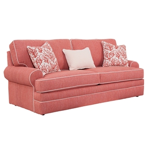 american furniture classics coral springs 8-010-s260c sofa w/ 3 matching pillows