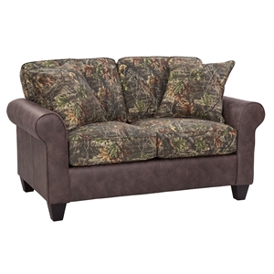 american furniture classics maumelle 8-020-a330v14 loveseat with throw pillows