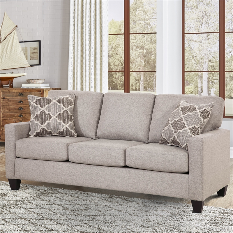 American Furniture Classics 8-010-A329V6 Moroccan Series Sofa in Grey