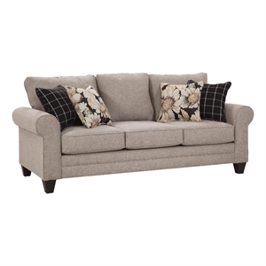 american furniture classics 8-010-s173 linen series sofa in taupe
