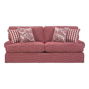 american furniture classics 8-010-a307v9 rustic red series sofa in rustic red