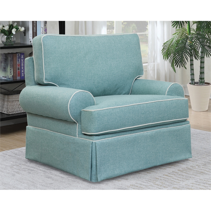 American Furniture Classics 8-030-S275A Coastal Aqua Series Arm Chair