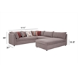 American Furniture Classics A322D-K Livingston L Shape Sectional Sofa w/Chaise