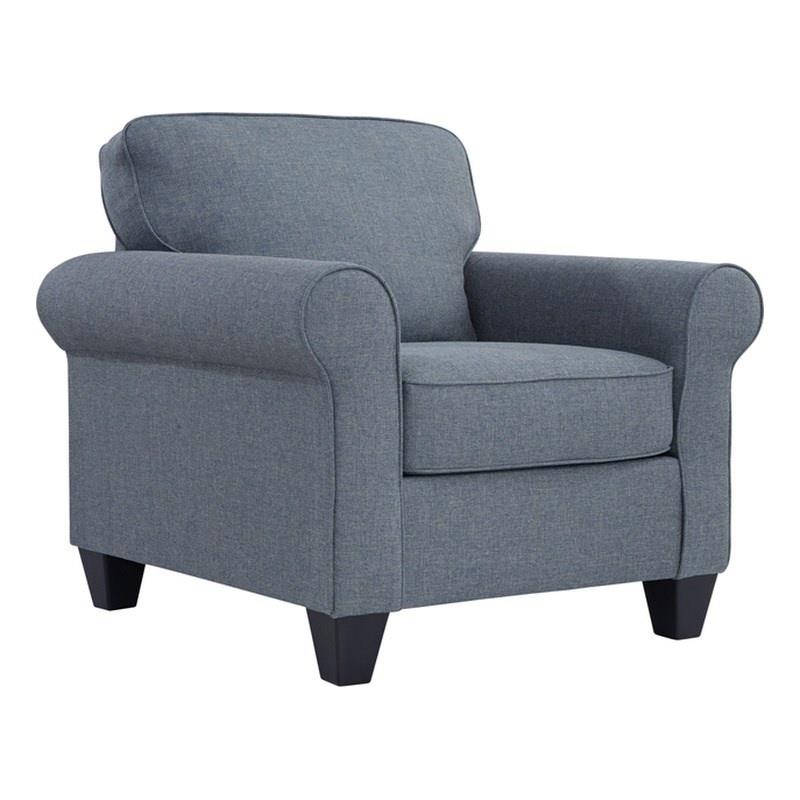 American Furniture Classics 8-030-A330V16 Classic Cottage Blue Oversized Chair