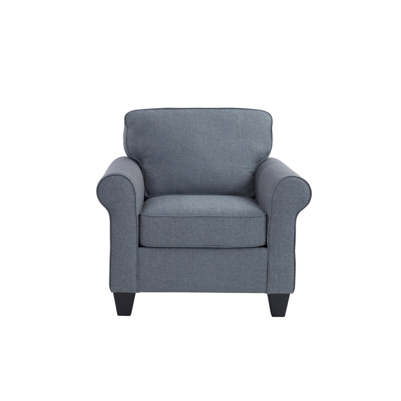 American Furniture Classics 8-030-A330V16 Classic Cottage Blue Oversized Chair