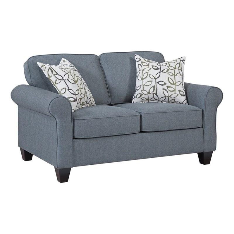 American Furniture Classics 8-020-A330V16 Classic Cottage Blue Loveseat