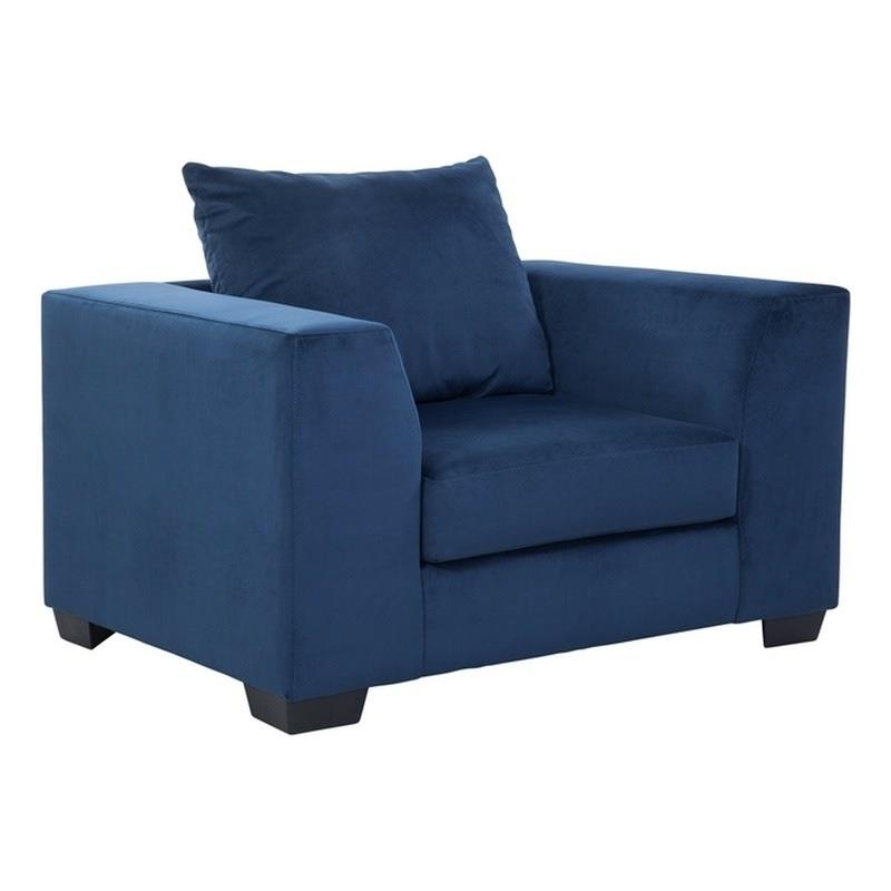 American Furniture Classics 8-030-A317V8 Casual Comfort Oversized Chair in Blue