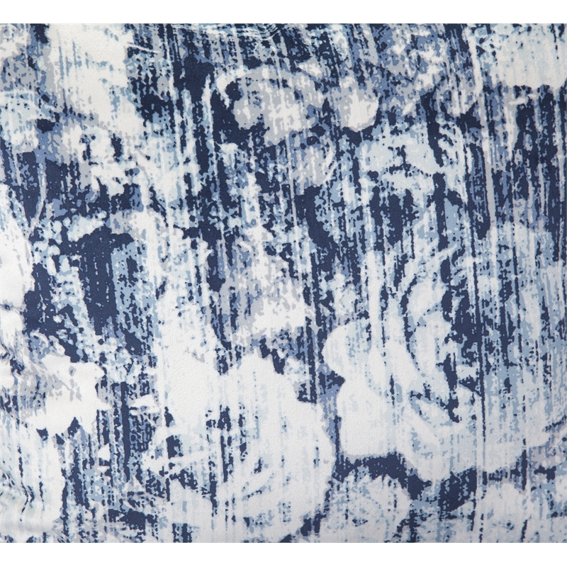 American Furniture Classics 8-080-AO4V1 Casual Comfort Ottoman in Blue Floral