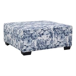 American Furniture Classics 8-080-AO4V1 Casual Comfort Ottoman in Blue Floral