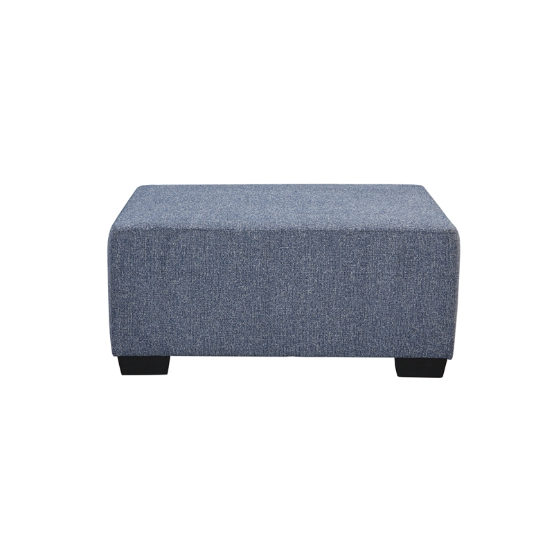 American Furniture Classics 8-080-S371V4 Casual Comfort Ottoman in Blue