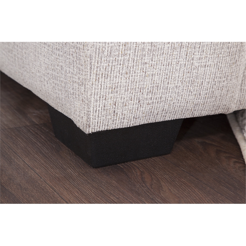 American Furniture Classics 8-S317V4-K Casual Comfort Sectional Sofa in Ivory