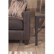 American Furniture Classics 8-010-A7V2 Square Arm Sofa in Pinto Brown