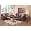 American Furniture Classics 8-010-A7V2 Square Arm Sofa in Pinto Brown