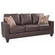 American Furniture Classics 8-010-A7V2 Square Arm Sofa in Pinto Brown