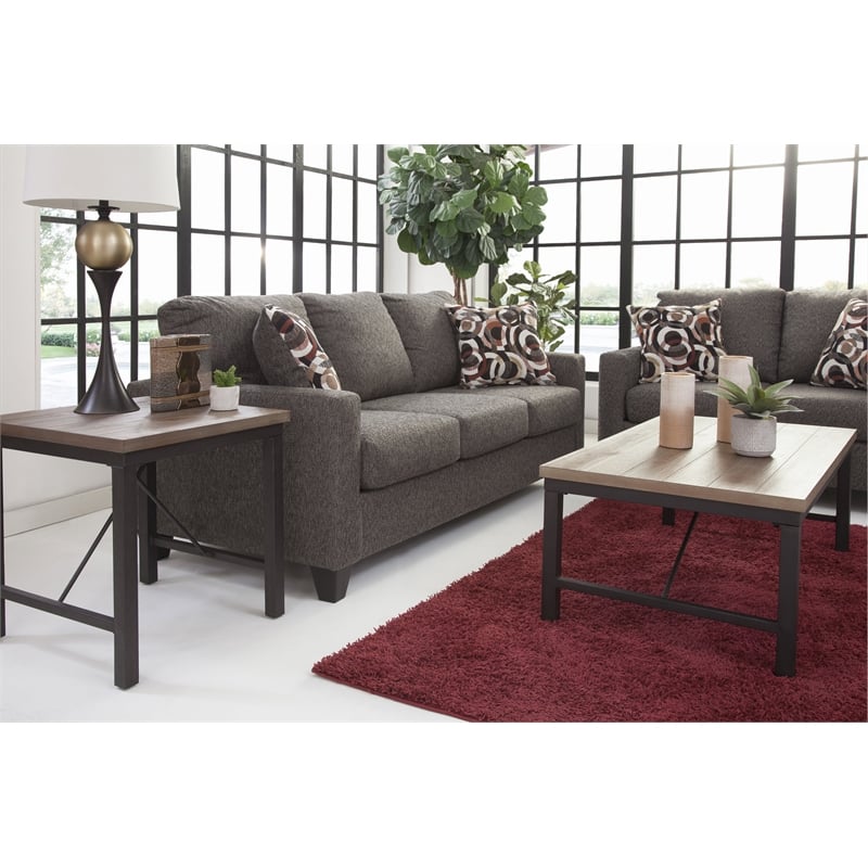 American Furniture Classics 8-010-A329B Urban Loft Charcoal Gray Sofa