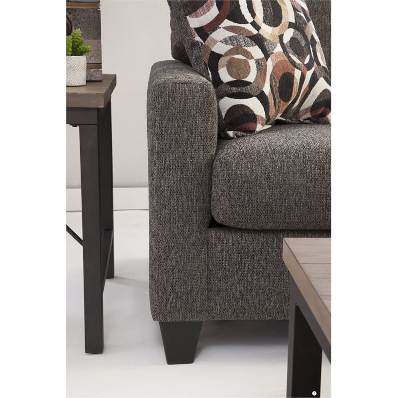 American Furniture Classics 8-010-A329B Urban Loft Charcoal Gray Sofa