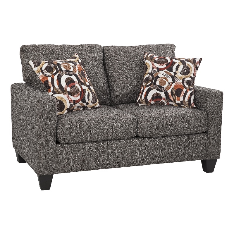 American Furniture Classics 8-020-A329B Urban Loft Charcoal Gray Loveseat