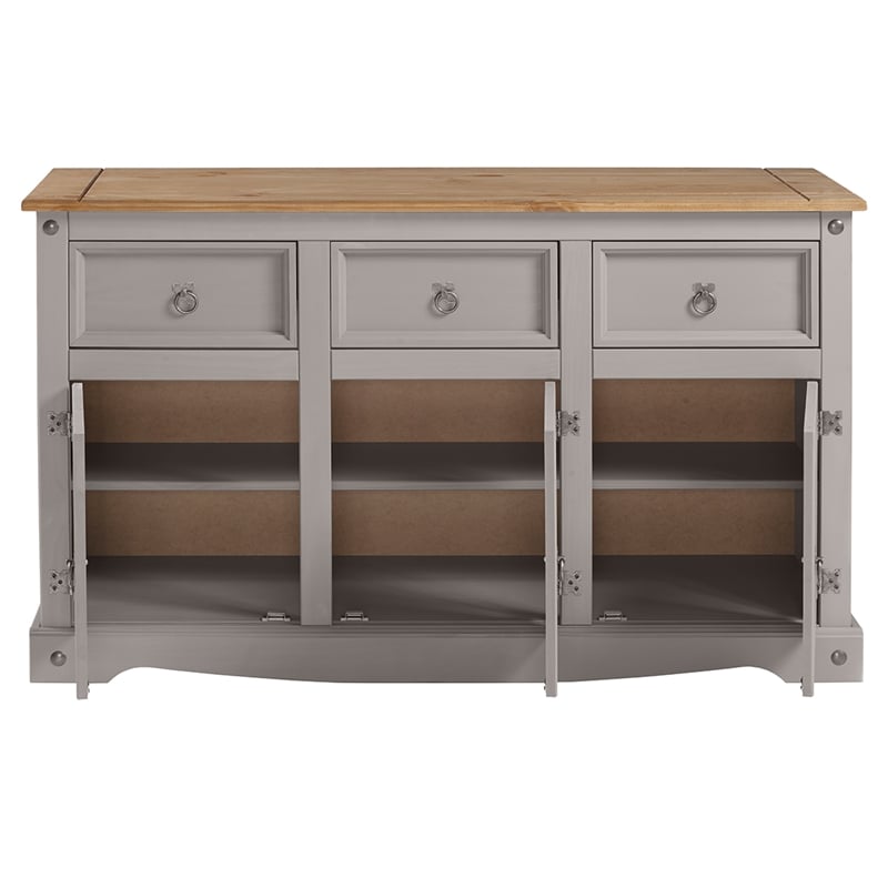 OS Home and Office Furniture Cottage Series Wood Buffet Sideboard in