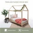 American Furniture Classics Model Twin Size House Bed with Raised Base