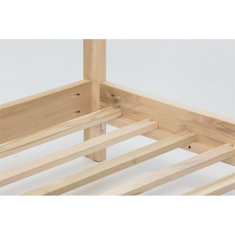 American Furniture Classics Model Twin Size House Bed with Raised Base
