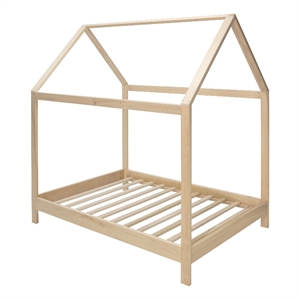 American Furniture Classics Full Size House Bed with Raised Base