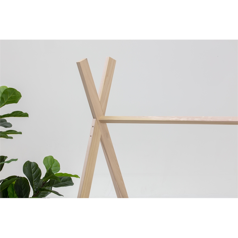 American Furniture Classics Twin Size Teepee Bed with Raised Base