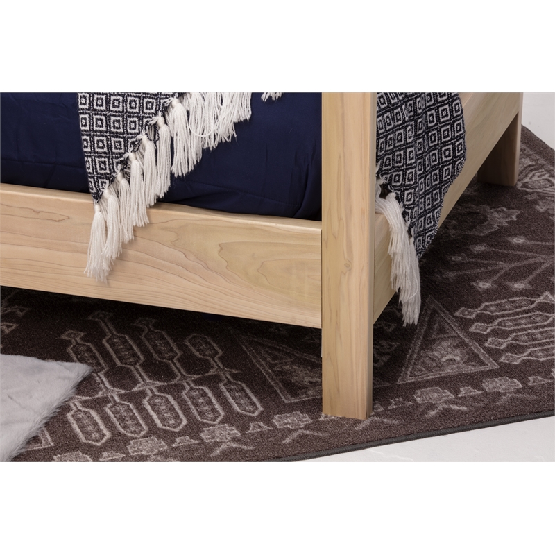 American Furniture Classics Twin Size Canopy Bed with Raised Platform