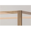 American Furniture Classics Queen Size Canopy Bed with Raised Platform