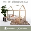 American Furniture Classics Twin Size House Bed on Raised Platform