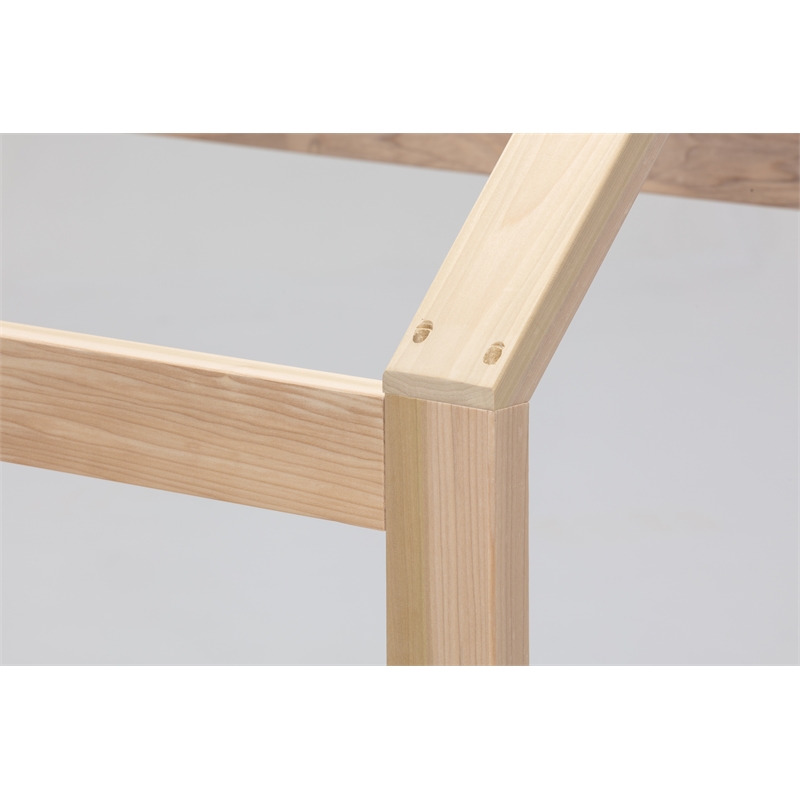 American Furniture Classics Twin Size House Bed on Raised Platform