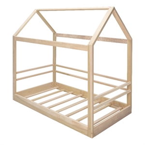 American Furniture Classics Twin Size House Bed on Raised Platform