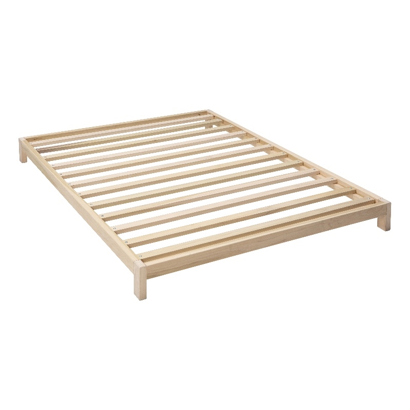 American Furniture Transitional Solid Wood Full Size Platform Bed in Brown