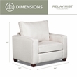 American Furniture Classics Relay Mist Upholstered Chair