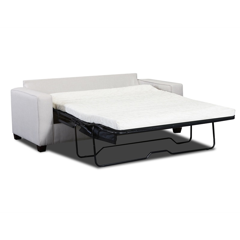 American Furniture Classics Relay Mist Sofa Sleeper with Two Throw Pillows