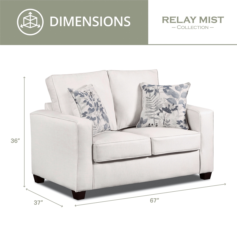 American Furniture Classics Model 3220-21K Relay Linen 4-Piece Set