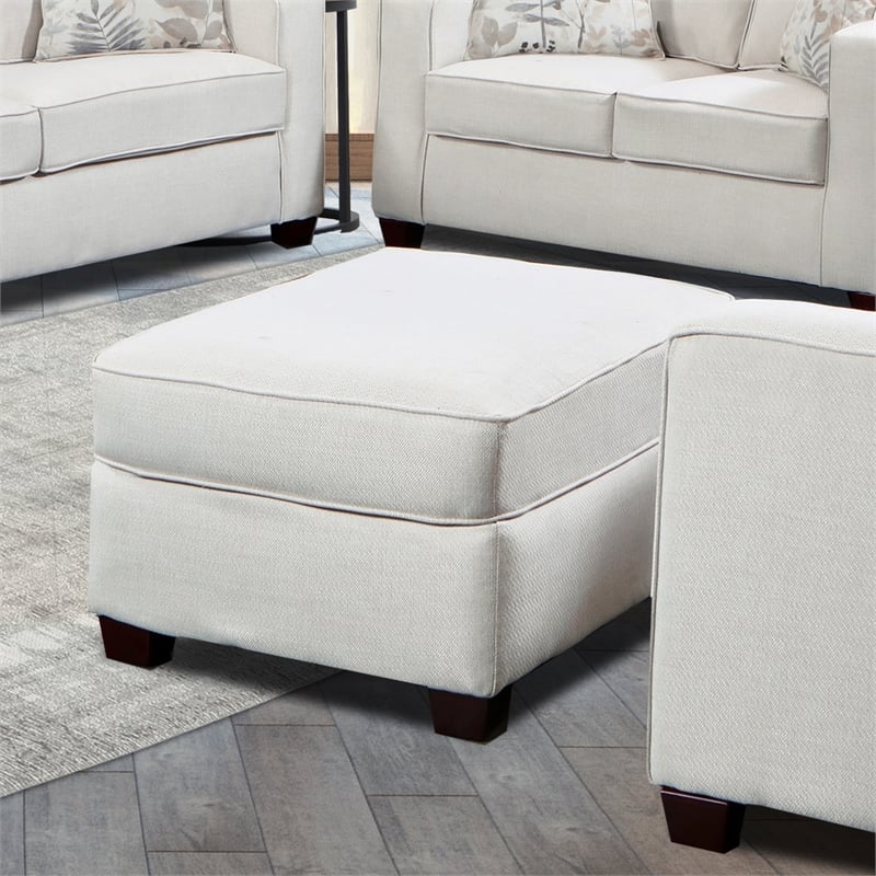 American Furniture Classics Relay Linen Ottoman