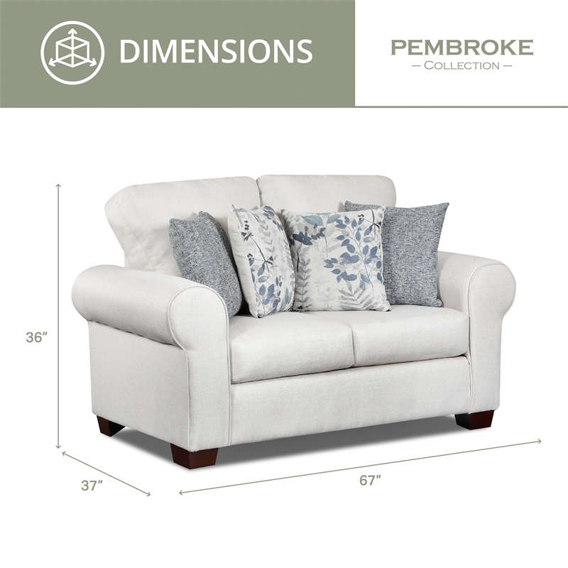American Furniture Classics Pembroke 4-Piece Set with Sleeper Sofa
