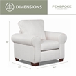 American Furniture Classics Pembroke 4-Piece Set with Sleeper Sofa