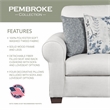 American Furniture Classics Pembroke Upholstered Chair