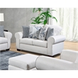 American Furniture Classics Pembroke Loveseat with Four Throw Pillows
