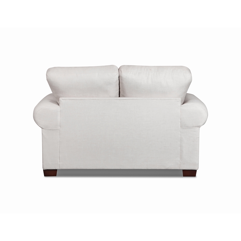 American Furniture Classics Pembroke Loveseat with Four Throw Pillows