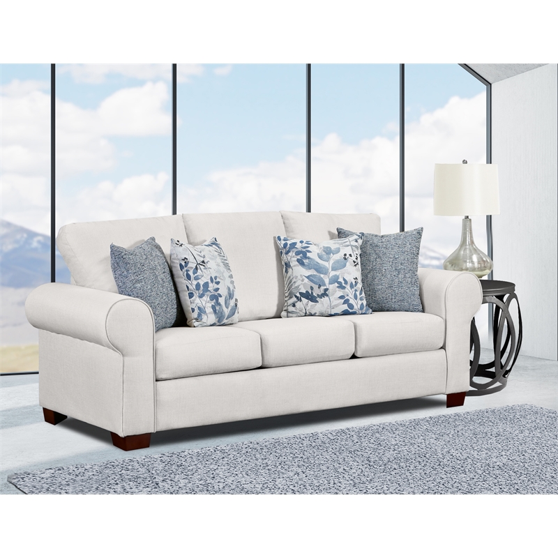 American Furniture Classics Pembroke Sofa Sleeper with Four Throw Pillows