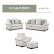 American Furniture Classics Model Beaujardin 4-Piece Set