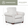 American Furniture Classics Beaujardin 4-Piece Set with Sleeper Sofa