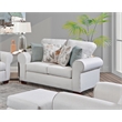 American Furniture Classics Beaujardin Loveseat with Four Throw Pillows