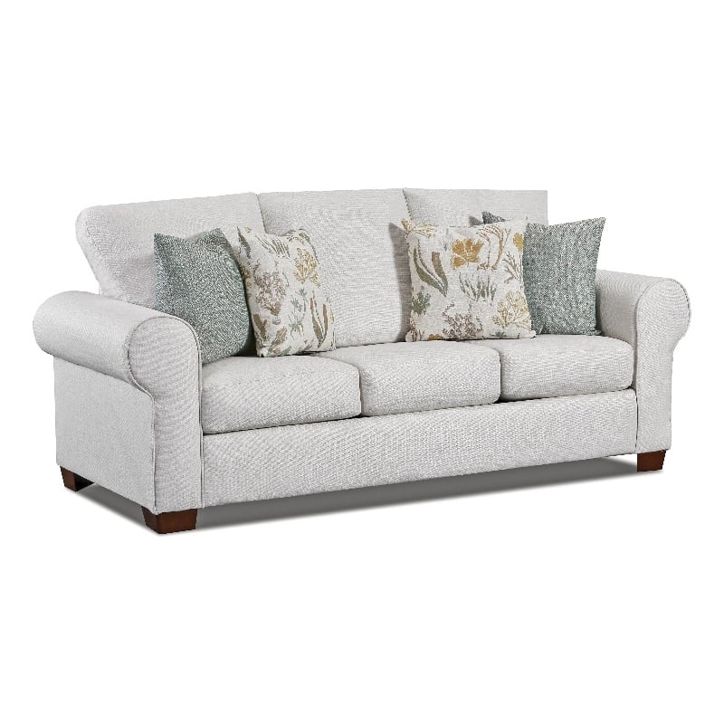 American Furniture Classics Beaujardin Sofa with Four Throw Pillows