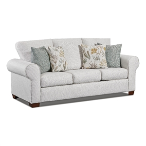 American Furniture Classics Beaujardin Sofa Sleeper with Four Throw Pillows