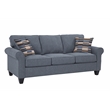American Furniture Classics Eureka Rolled Arm Sofa with Two Pillows