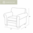 American Furniture Classics Sierra Lodge Arm Chair with Matching Ottoman