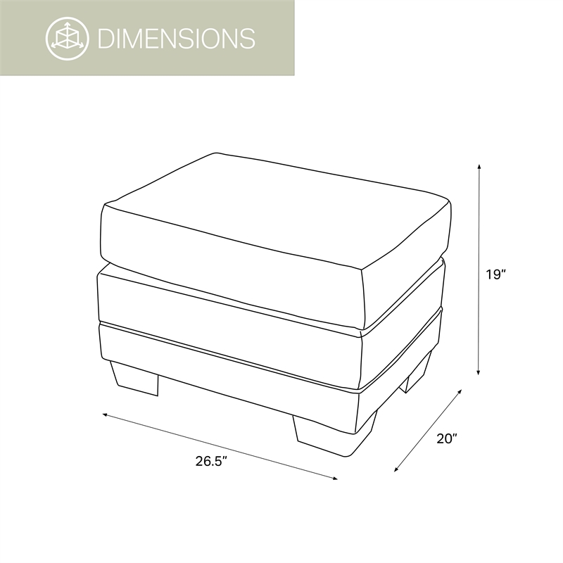 American Furniture Classics Sierra Lodge Arm Chair with Matching Ottoman